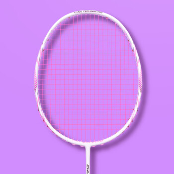 粉紫色羽毛球拍尤尼克斯	